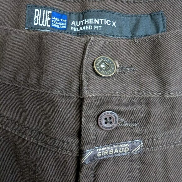 Blue Marithe Francois Girbaud Brown Jeans Men 44 Authentic X Relaxed Fit Baggy - Picture 8 of 16